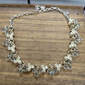 Vintage Coro Choker With AB Crystals